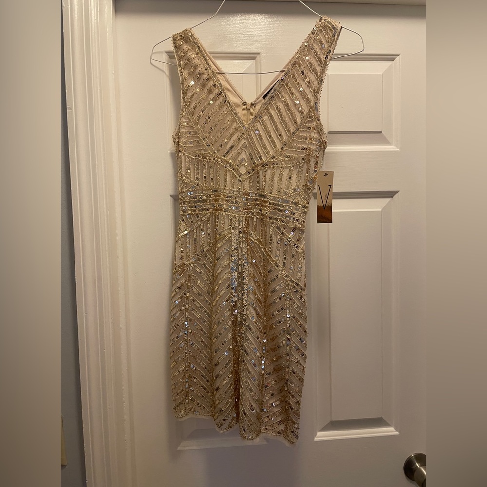 Sequin mini dress